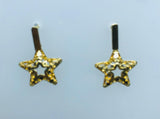 Brinco Pingente Estrela Diamantado Ouro 18K - 70025149 - oticasvitoria