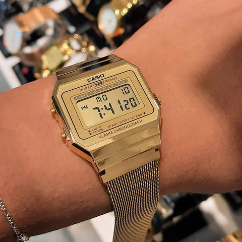 Relógio Casio Vintage Dourado A700WMG-9ADF-SC