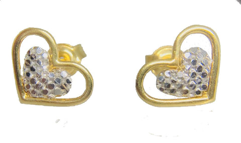 Brinco Coraçao Vazado Ouro 18K - 00194372 - oticasvitoria