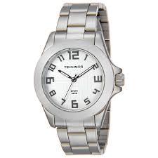 Relógio TECHNOS Masculino Prateado Classic Steel 2035VY/1K - oticasvitoria