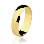 Aliança Lisa Reta 5mm Ouro 18K - VJ50 (Unitário)