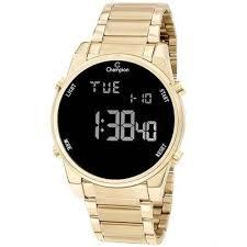 Relógio Champion Digital Dourado CH40071U - oticasvitoria