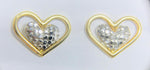 Brinco Coraçao Vazado Ouro 18K - 00194372 - oticasvitoria