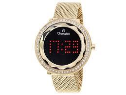 Relógio CHAMPION Digital Led Dourado CH48000V - oticasvitoria
