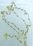 Colar Terço com 59 Bolinhas 55cm Ouro 18K - 70017861 - oticasvitoria