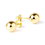 Brinco Bola 6mm Ouro 18K - VJBR004 - oticasvitoria