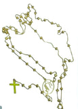 Colar Terço com 59 Bolinhas 55cm Ouro 18K - 70017861 - oticasvitoria