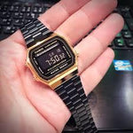 Relógio CASIO Vintage A168WEGB-1BDF - oticasvitoria