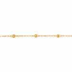Pulseira Bolinhas 3mm Infantil 18K - VJPU001 - oticasvitoria