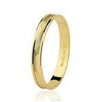 Aliança Trabalhada 2,8mm Ouro 18K - VJ119 (Unitário)