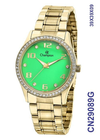 Relógio Champion Feminino Dourado CN29089G - oticasvitoria