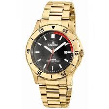 Relógio Champion Masculino Analógico Dourado CA30150U - oticasvitoria