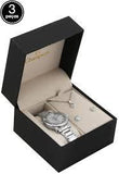 Relógio Champion Feminino Kit Colar e Brincos CH24535B - oticasvitoria