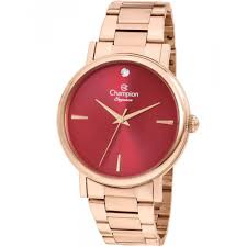 Relógio Champion Feminino Elegance Rosê CN25896I - oticasvitoria