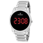 Relógio CHAMPION Digital Led Prata CH40124T - oticasvitoria