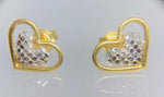 Brinco Coraçao Vazado Ouro 18K - 00194372 - oticasvitoria