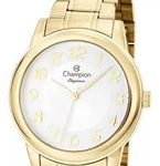 Relógio CHAMPION Feminino Kit Colar e Brincos CN26804W - oticasvitoria