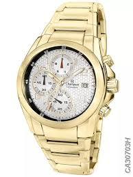 Relógio Champion Masculino Analógico Dourado CA30703H - oticasvitoria